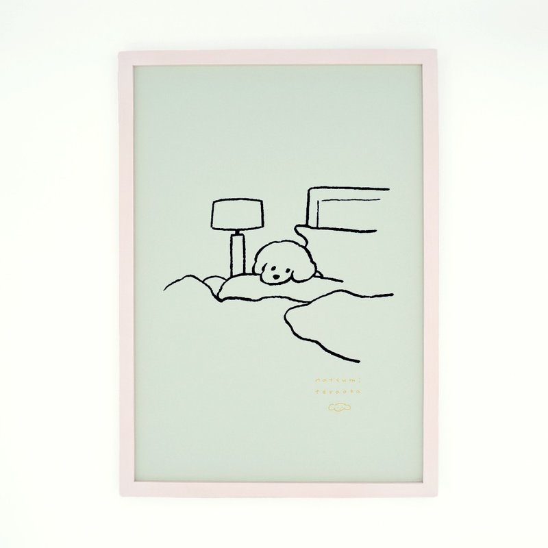 寺冈夏美彩色海报 - 海报/装饰画/版画 - 纸 