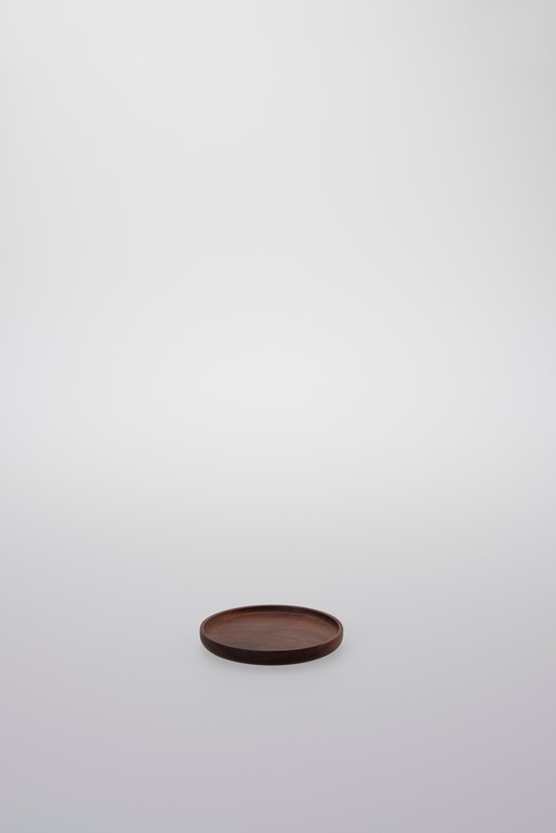 TG 台湾相思木圆形杯垫 100mm - 杯垫 - 木头 咖啡色