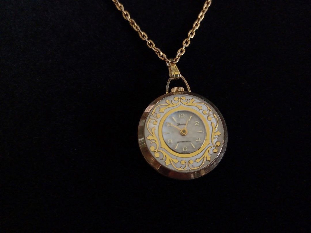 vintage jewelry   古董项链吊饰机械表 - 项链 - 其他金属 