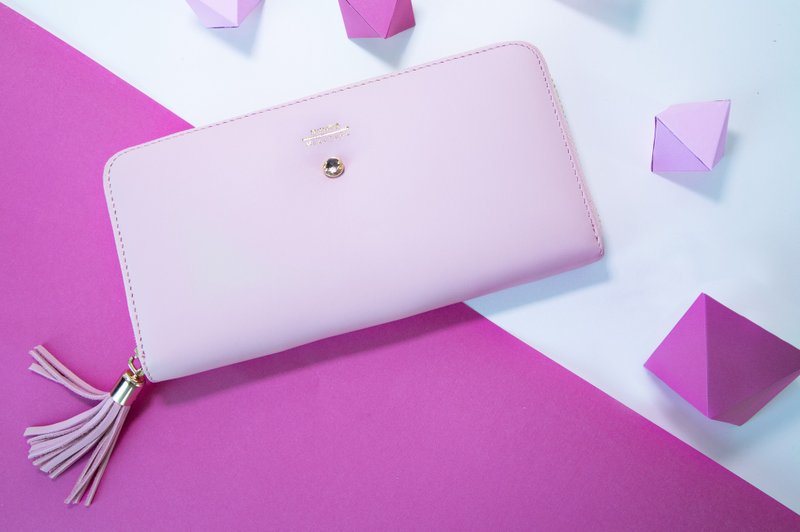 Tuesday Wallet - Seven Days Wallet - 皮夹/钱包 - 真皮 粉红色