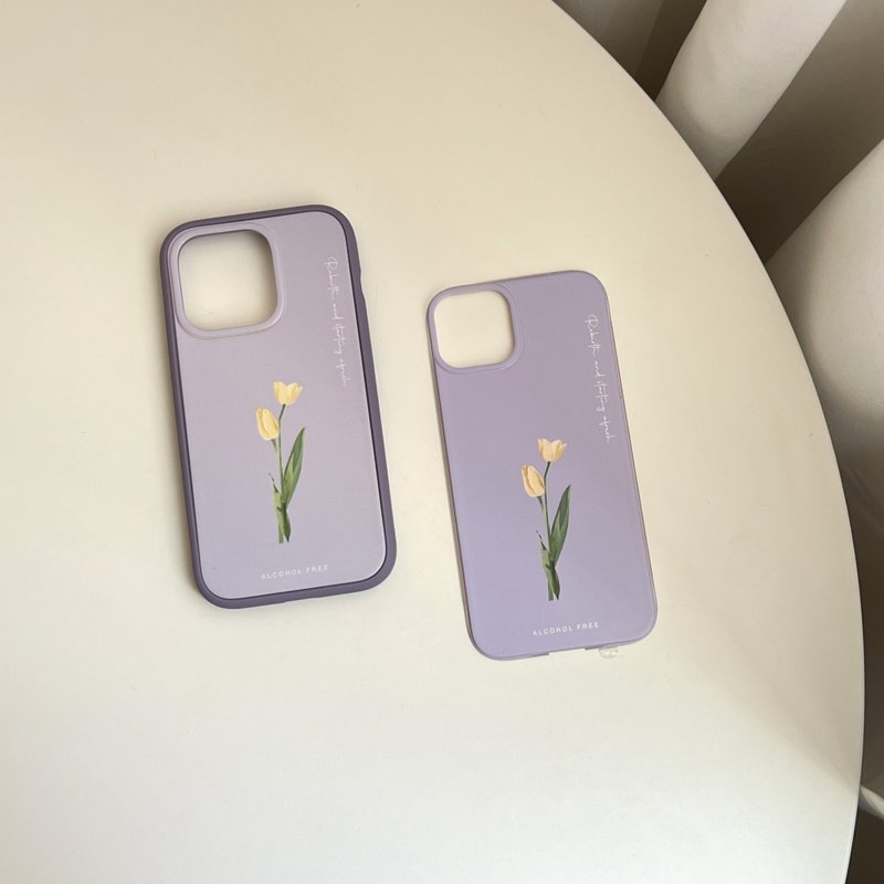 【花语系列-郁金香】|  犀牛盾 手机壳 防摔 生日礼物 情人节礼物 - 手机壳/手机套 - 压克力 紫色