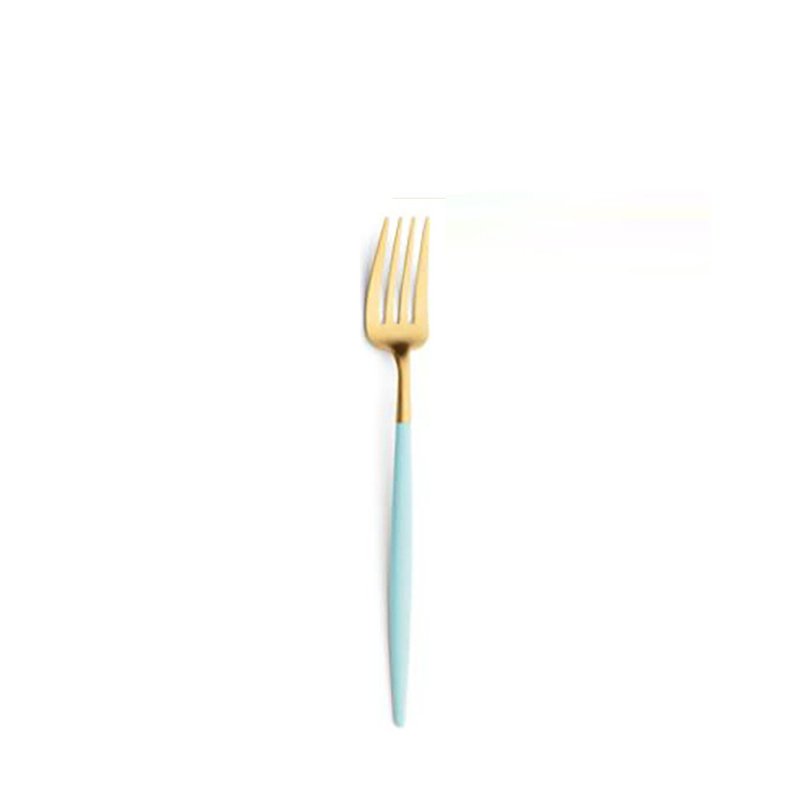 葡萄牙 Cutipol  GOA  蒂芬妮金18.5CM 点心叉 - 厨房用具 - 不锈钢 蓝色