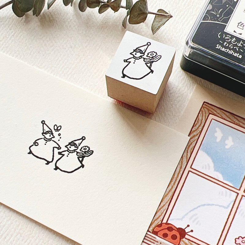 【捉迷藏/印章系列 Vol.1】来捉紧我手/花儿 机制印章 - 印章/印台 - 橡胶 