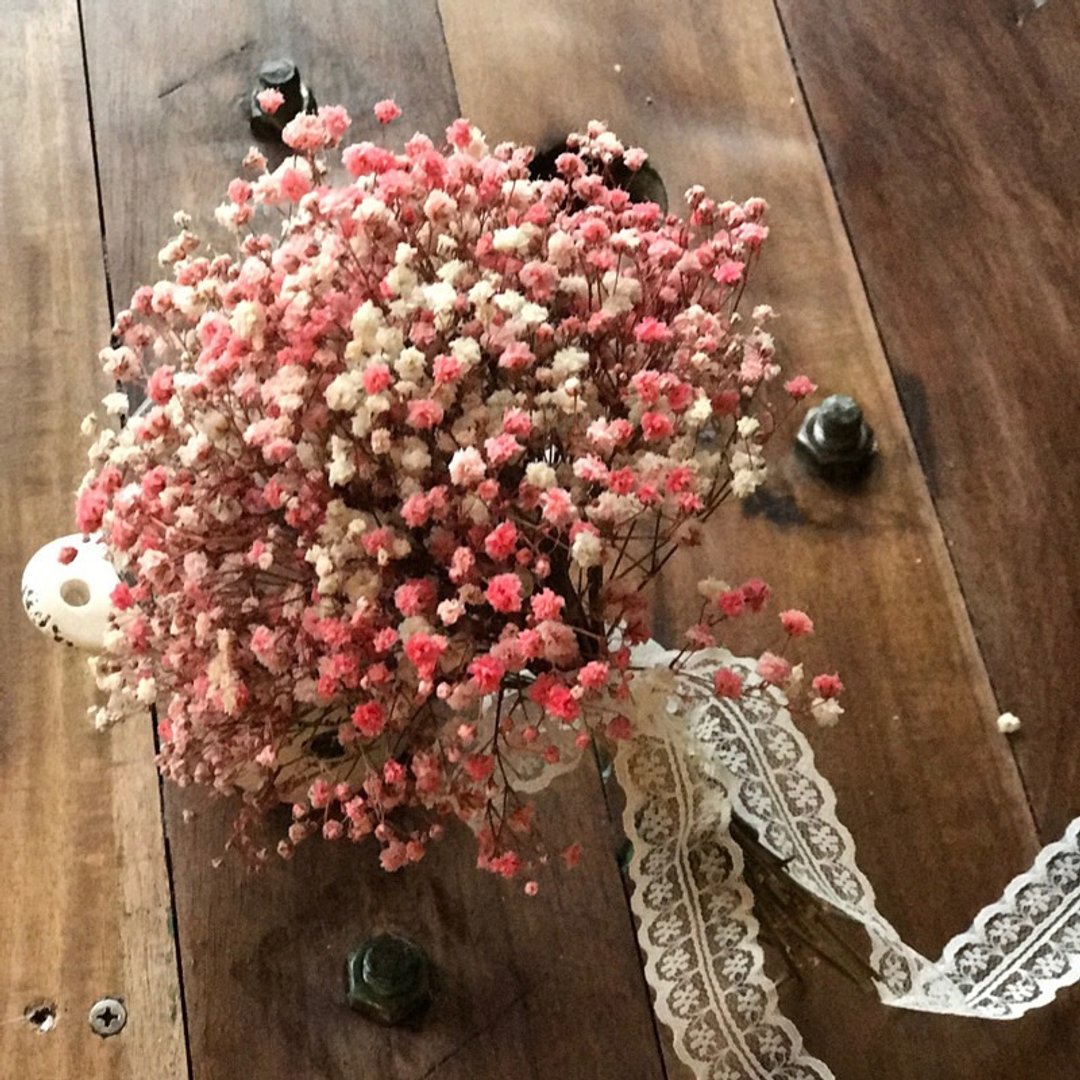 璎珞庄园*婚礼小物*不凋花.永生花.干燥花*GIFT*疗愈系商品​礼物小物G25/干燥小花束/母亲节/毕业季/满天星小花束 - 植栽/盆栽 - 植物．花 