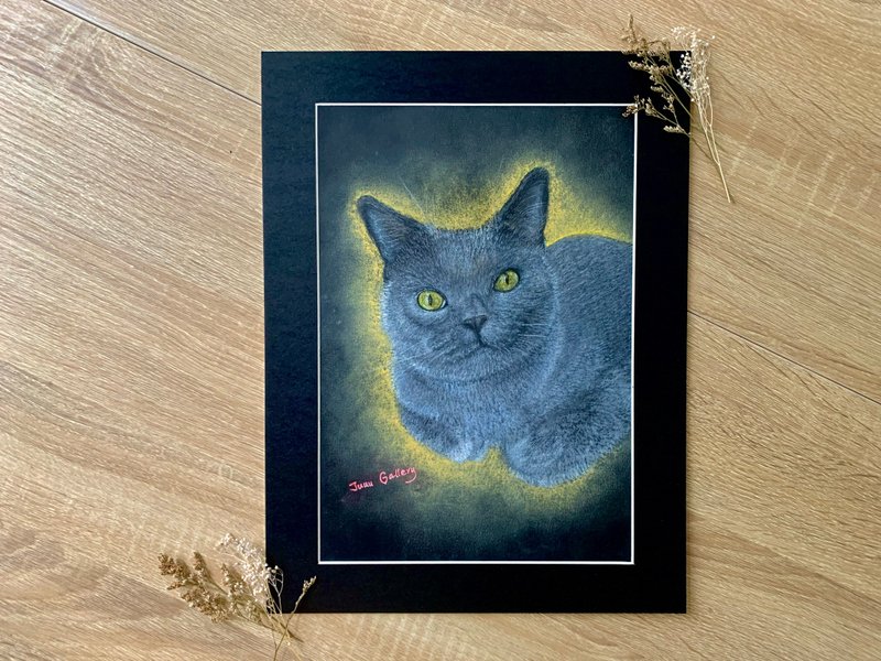 【干粉彩】定制宠物肖像 手绘宠物画像 - 订制画像 - 纸 