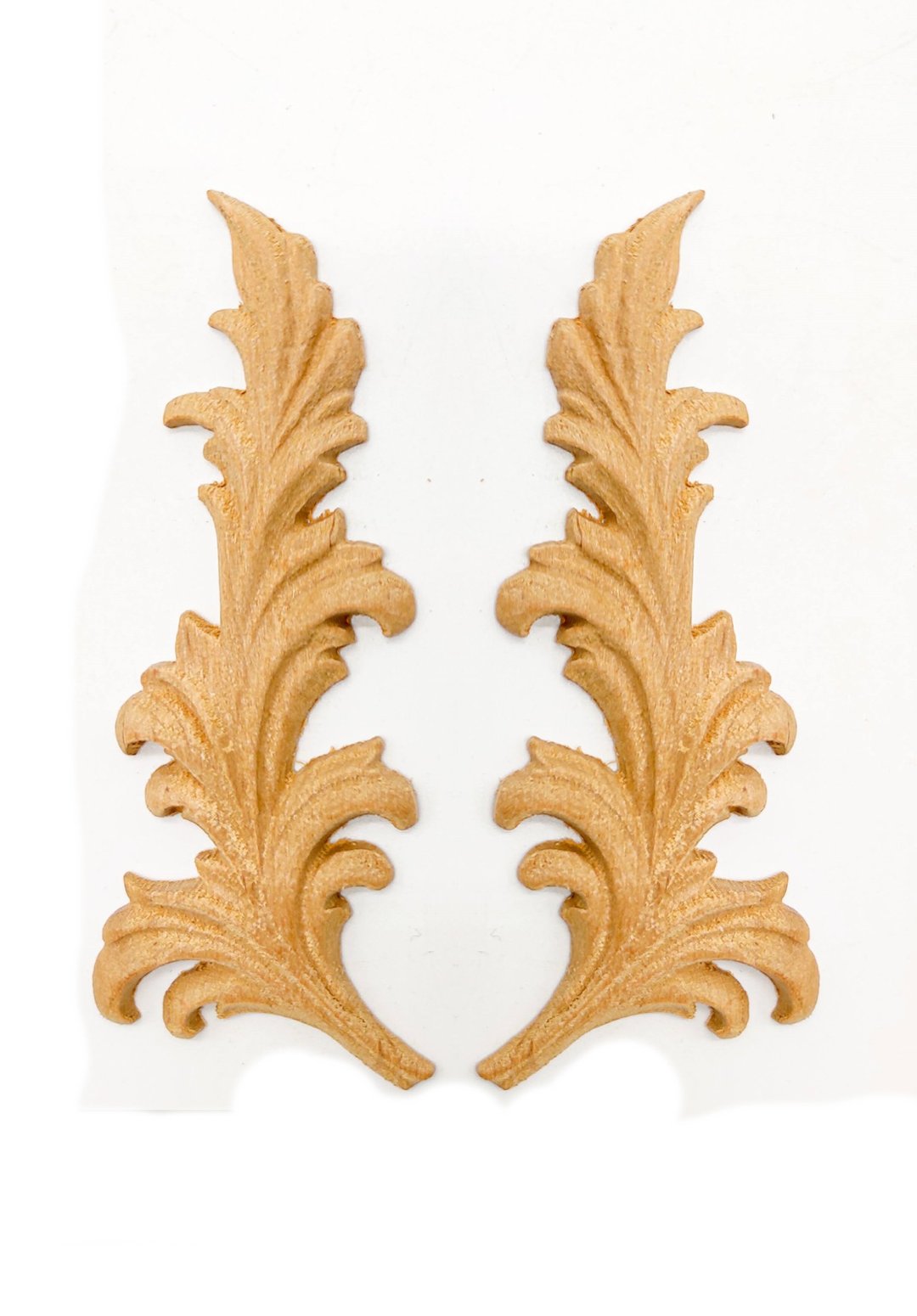 Wood Appliques corners, Onlay furniture, Shabby Chic, Wall ornament, Applique - 木工/竹艺/纸艺 - 木头 咖啡色