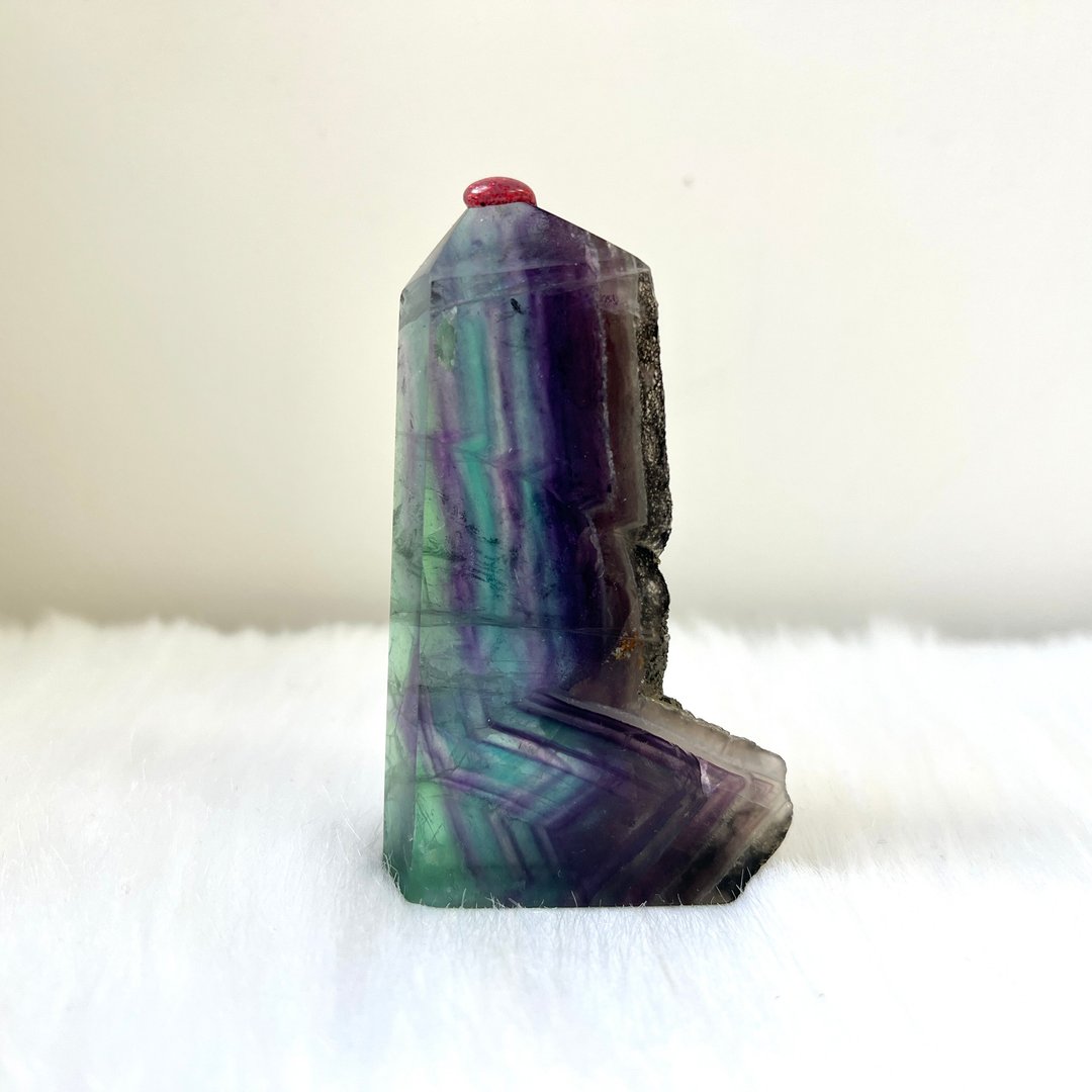 千层萤石随形柱 | 水晶 | 水晶柱 | 水晶摆件 - 摆饰 - 水晶 多色
