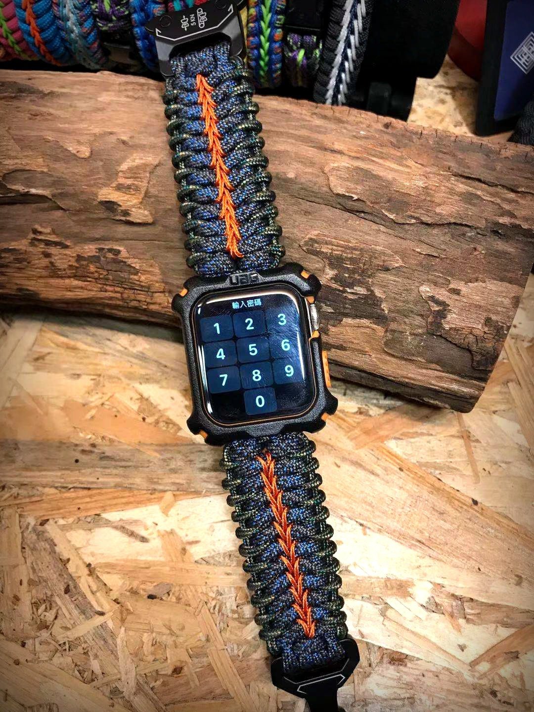 STRING MAN伞绳士-Apple watch 伞绳表带 44mm、42mm、40mm、38mm - 表带 - 尼龙 