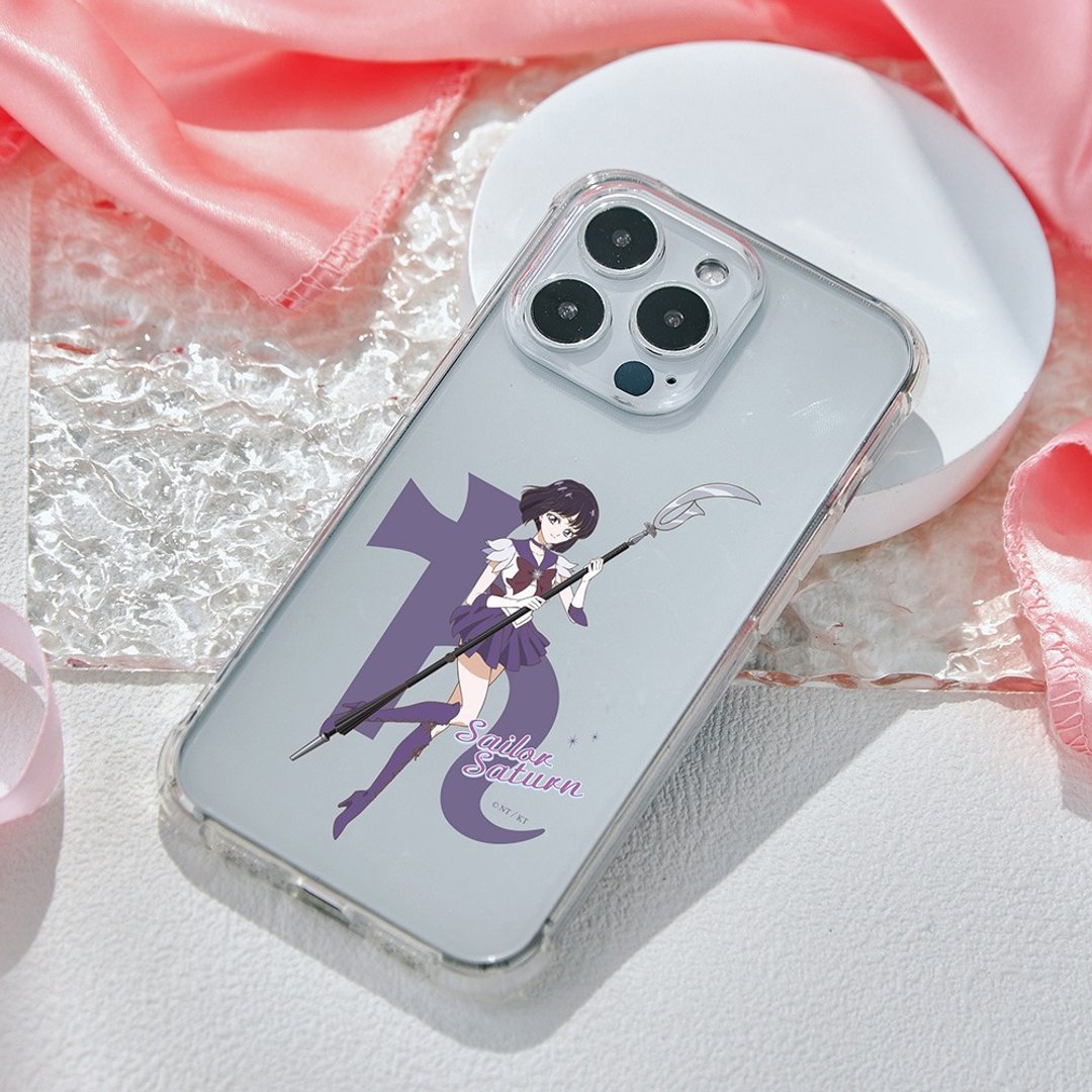 【送吊饰】美少女战士Crystal水手土星全气囊防摔iPhone手机壳 - 手机壳/手机套 - 塑料 多色