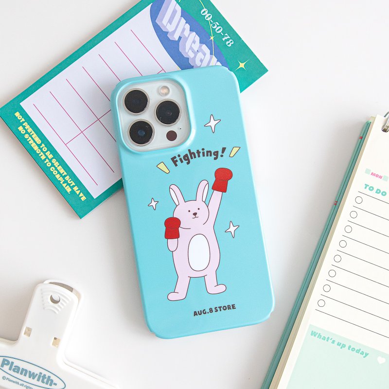 AUG8 STORE 兔子冲冲冲 兔年iPhone手机壳 菲林保护套 亮面硬壳 - 手机壳/手机套 - 塑料 