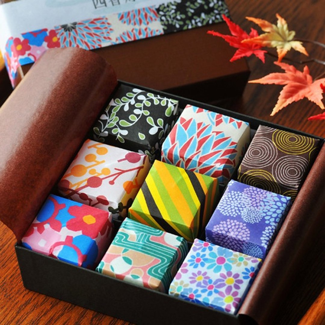 Nine Japanese scents / four scents - 蜡烛/烛台 - 蜡 多色