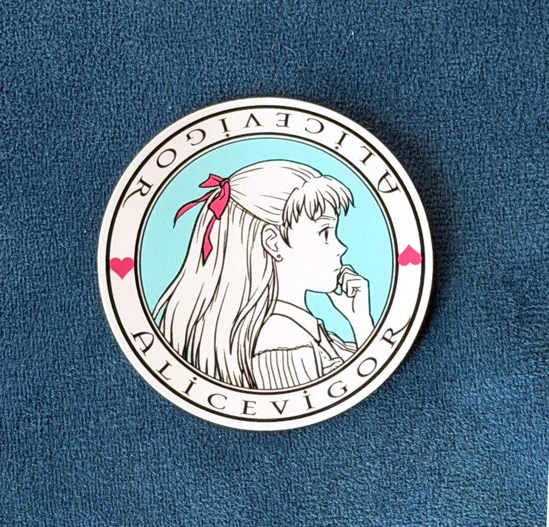 Alicevigor Logo 贴纸 - 贴纸 - 纸 