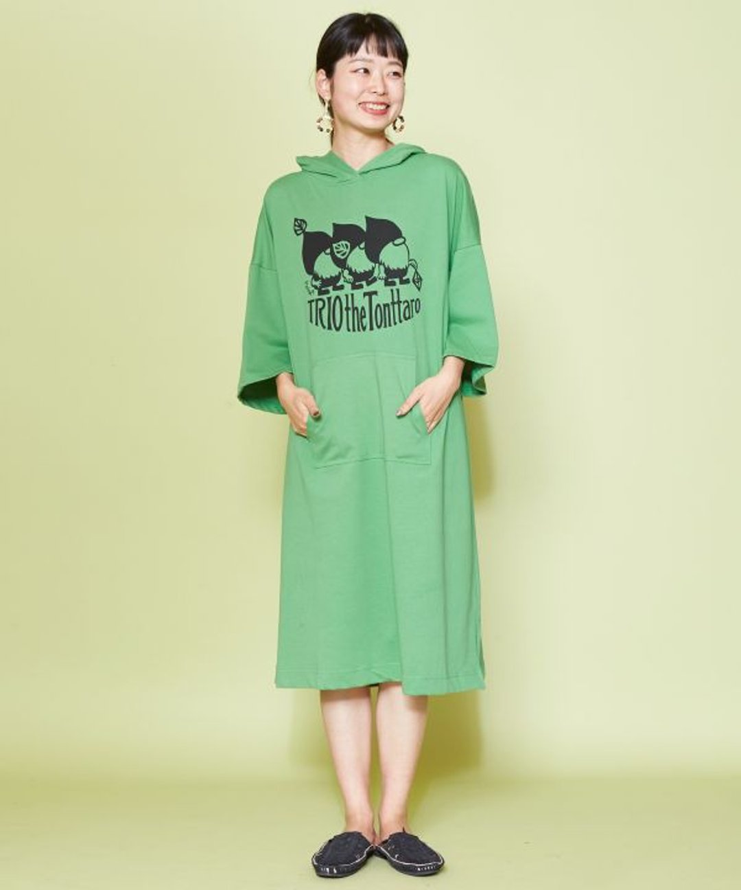 TRIO the TONTTARO Hoodie Dress - 洋装/连衣裙 - 其他材质 