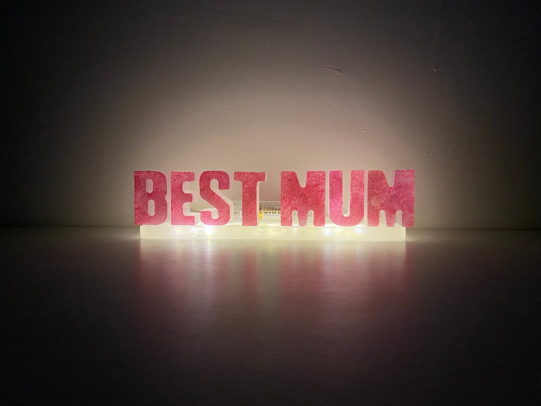 / 母亲节定制 / 树脂拼字灯 BEST MUM - 灯具/灯饰 - 树脂 多色