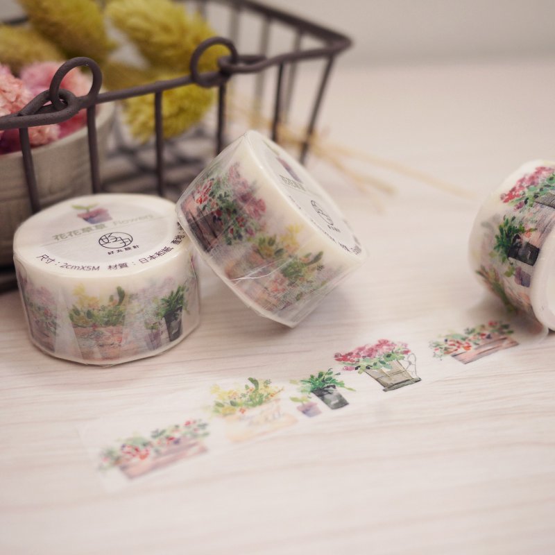 纸胶带─花花草草 - 纸胶带 - 纸 