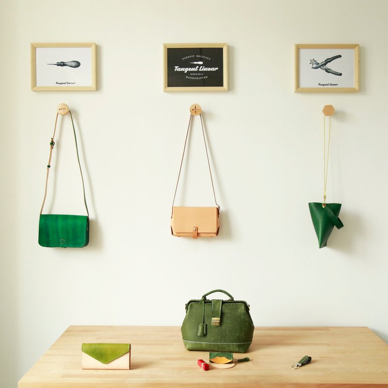 【虎气福袋】三角斜挎包+鱼尾包+钥匙包+医生包等 7件 - 侧背包/斜挎包 - 真皮 