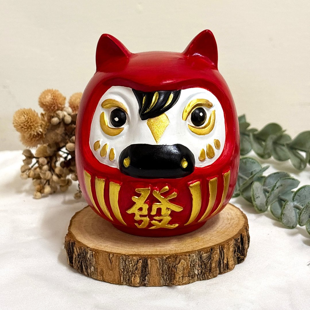 【马上发陶瓷存钱筒】红 开运招财 台湾制造 - 储蓄罐 - 陶 红色