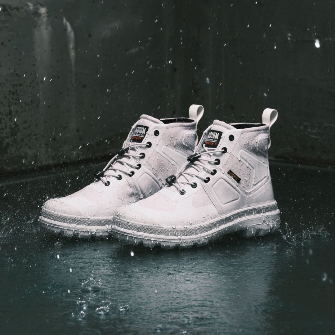 PALLADIUM PAMPA TECH 米其林联名潮流防水靴 燧石灰 74067-056 - 女款休闲鞋 - 其他材质 多色