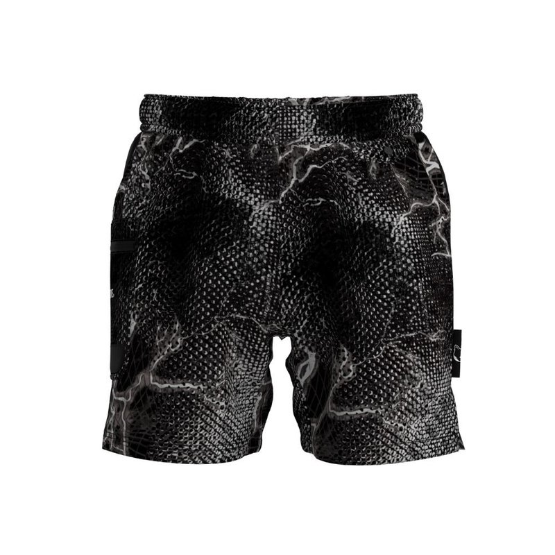 Digital Thunder 越野跑运动短裤 - 男装运动裤 - 其他材质 黑色