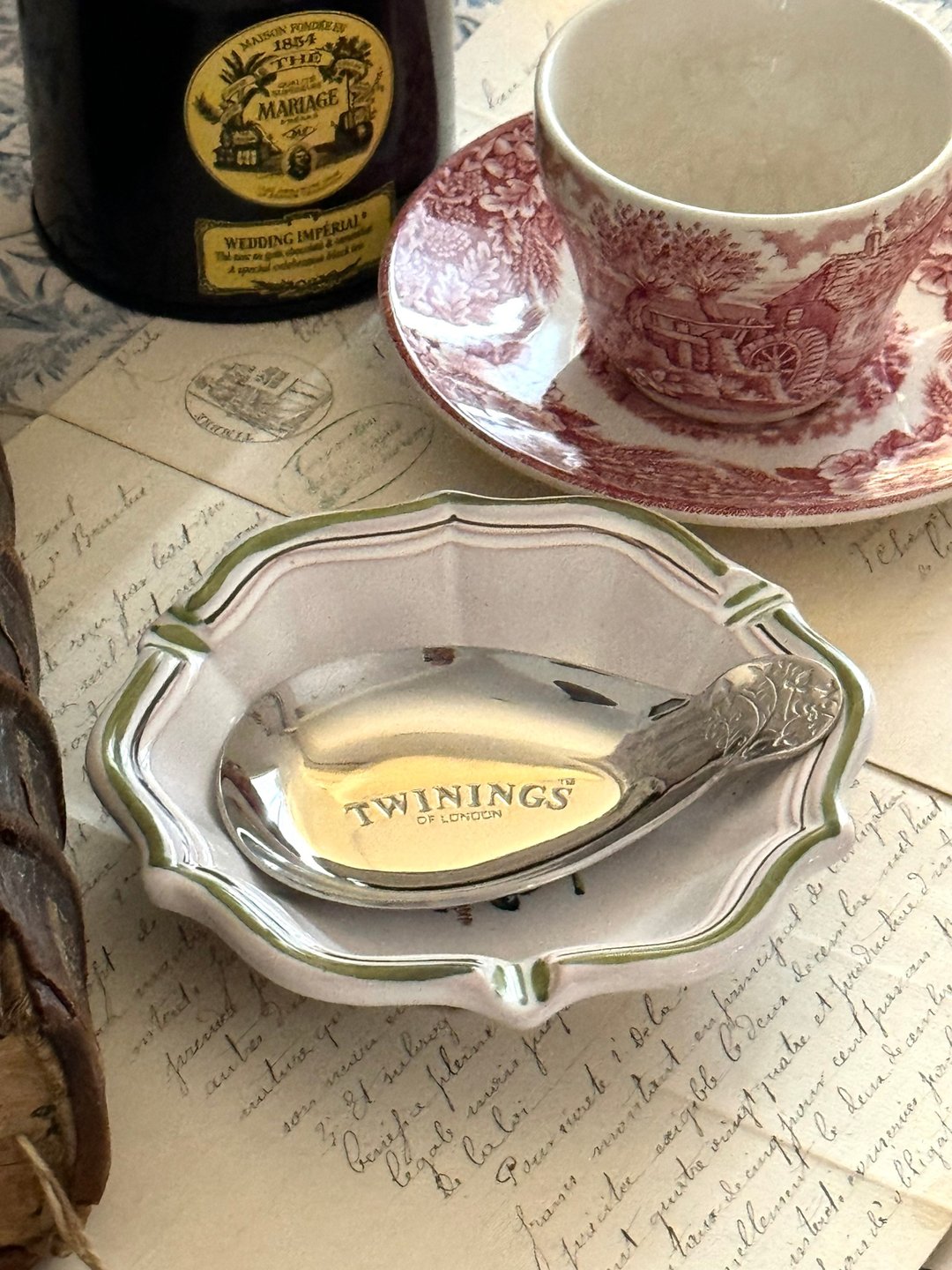 40446 -迷人TWININGS 茶叶匙 - 茶具/茶杯 - 不锈钢 