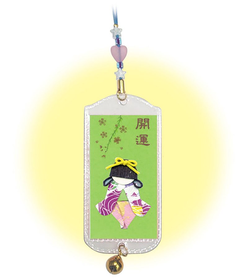 祈福袋 和纸人形 小巧吊饰DIY材料包A-5 008(2组入) - 其他 - 纸 