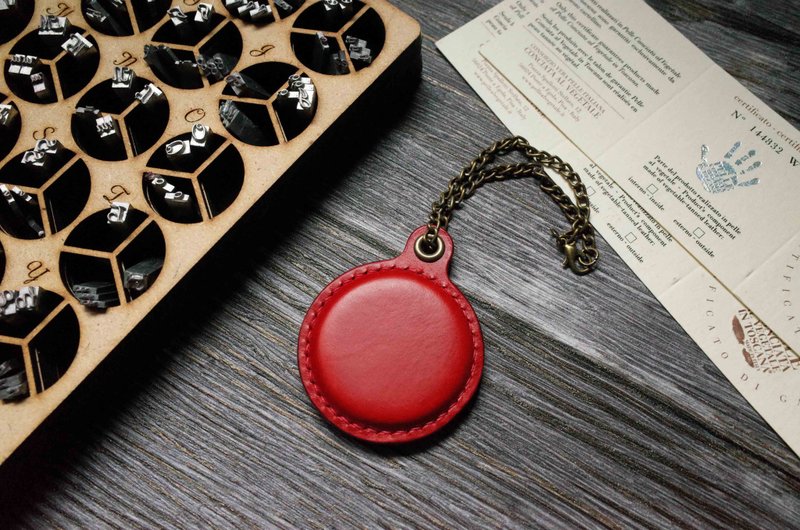 造型悠游卡 晶片吊饰－A款－红色 - 证件套/卡套 - 真皮 红色