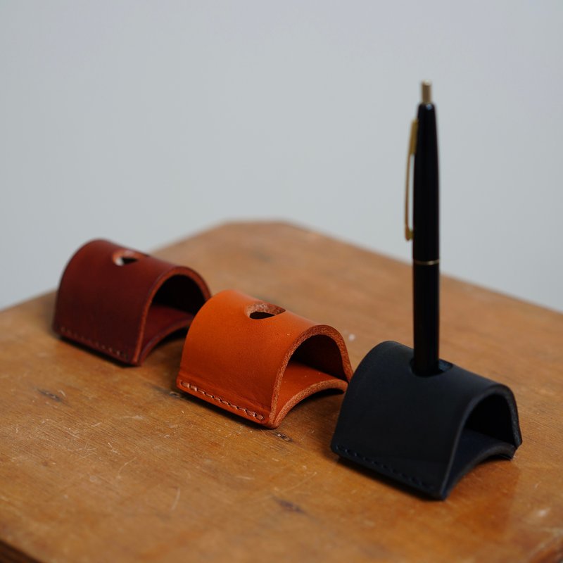 笔架 笔架 皮革 意大利皮革 皮革 - 笔筒/笔座 - 真皮 橘色