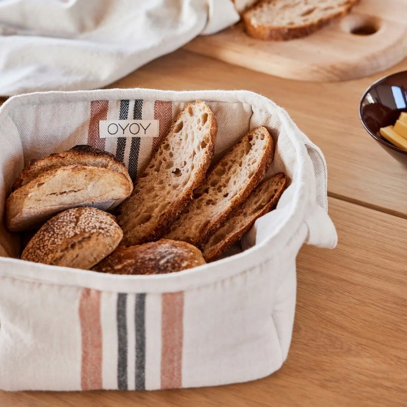 OYOY Linu 有机棉提把收纳篮 - 收纳用品 - 棉．麻 多色