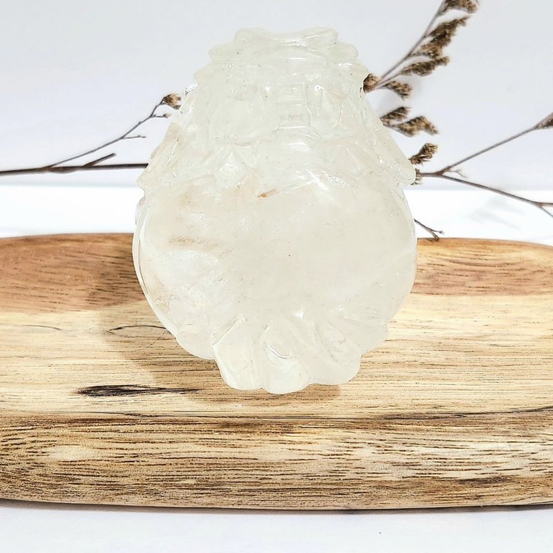 白水晶大龙龟 - 摆饰 - 水晶 白色