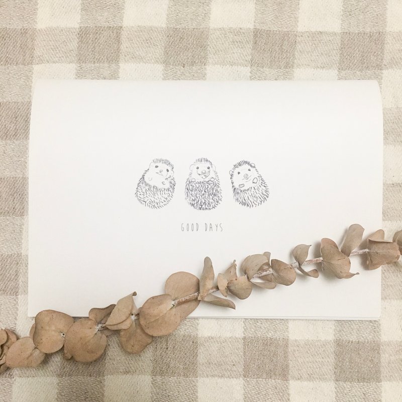  刺猬习作 好日子A5骑马钉空白笔记本 - 笔记本/手帐 - 纸 白色