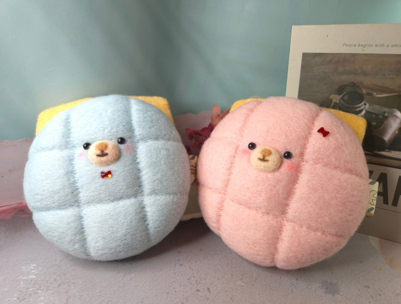 冰火菠萝包小姐先生羊毛毡娃娃 公仔 家居摆饰 晒娃包 - 玩偶/公仔 - 羊毛 多色