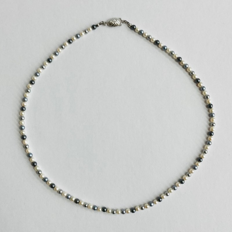 贝壳婴儿珍珠多色项链/3.5毫米约42厘米/多种混合/R/日本制造 - 项链 - 贝壳 多色