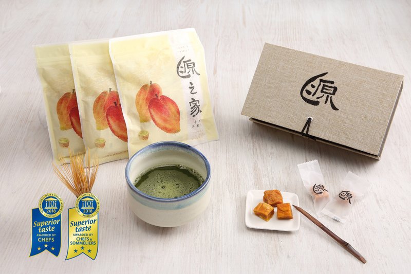 黄金千层砖平版包 60克 / 包 手工芒果干 台湾限定土产 - 水果干 - 新鲜食材 橘色
