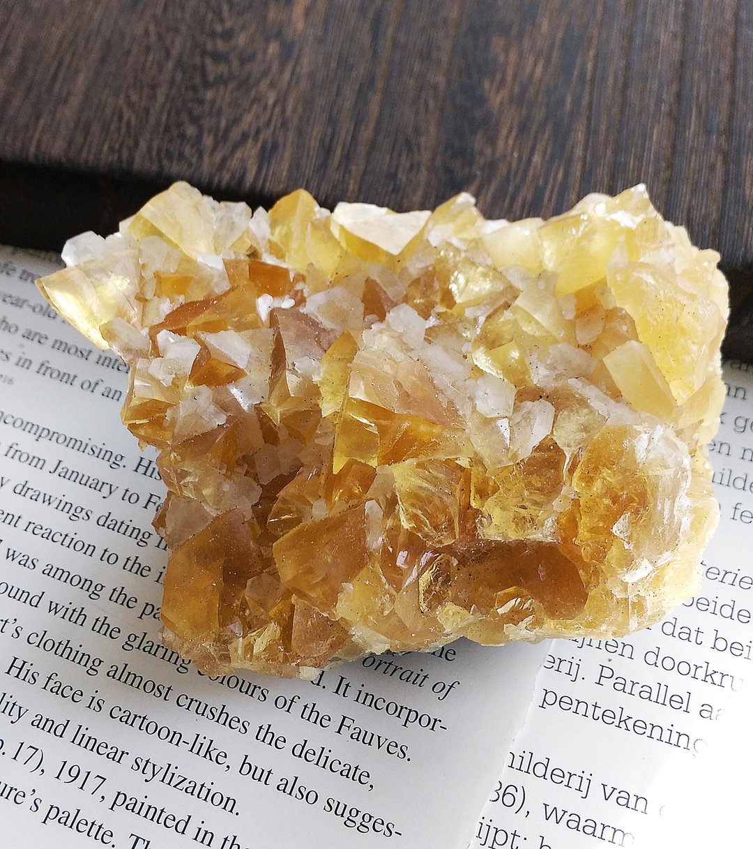 Calcite 福建产地 蜂蜜方解石 天然矿石 原矿 - 摆饰 - 其他材质 