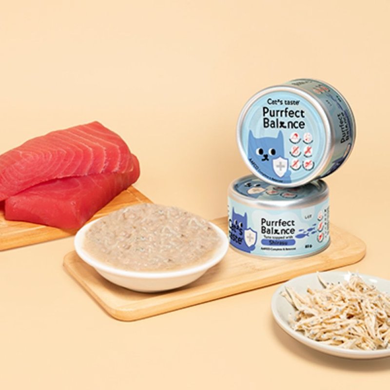 Cat's taste 猫可滋味完美猫鲔鱼魩仔鱼肉汤主食罐 - 猫罐头/鲜食 - 其他金属 