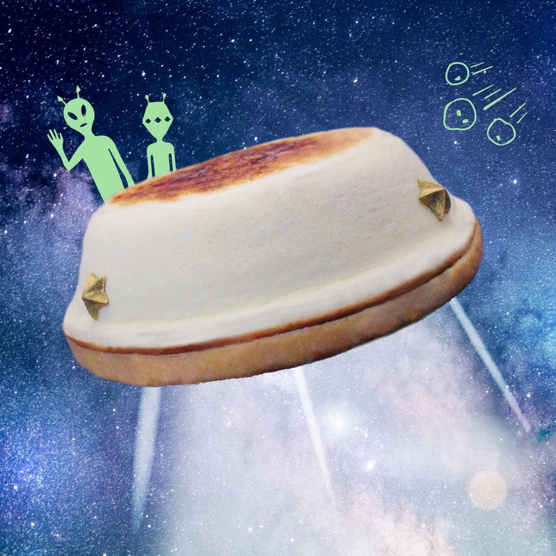 【5号起司】UFO天空奶酪－烤焦糖奶酪蛋糕(6寸) - 蛋糕/甜点 - 新鲜食材 