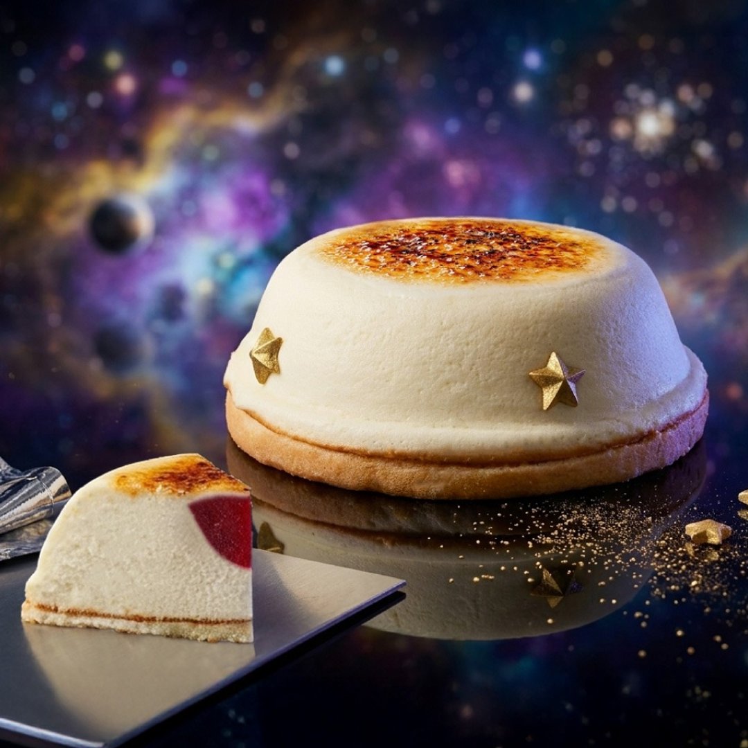【5 号起司】UFO 天空奶酪－烤焦糖奶酪蛋糕 (6 寸) - 蛋糕/甜点 - 新鲜食材 