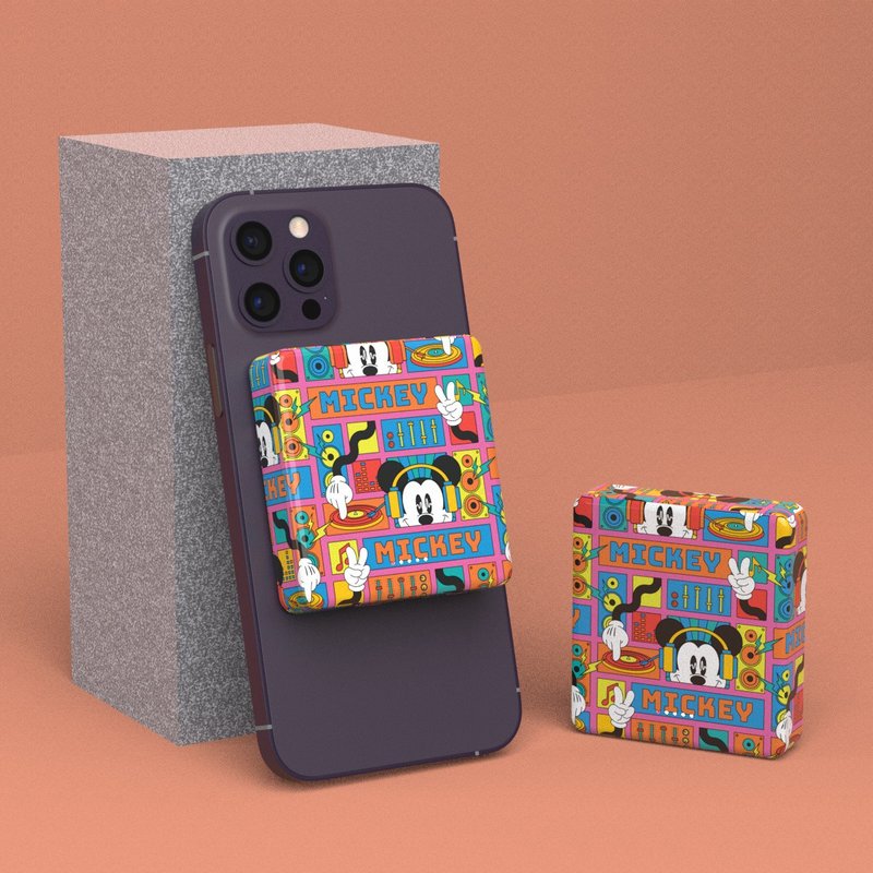 【限量】 迪士尼 8000mAh 磁吸式行动充电 - 米奇老鼠 橙色 - 充电宝/传输线 - 塑料 橘色