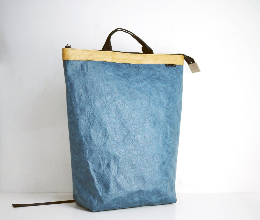 6dots Tyvek 多色拼合 背包　后背包　15吋笔电OK - 后背包/双肩包 - 防水材质 蓝色