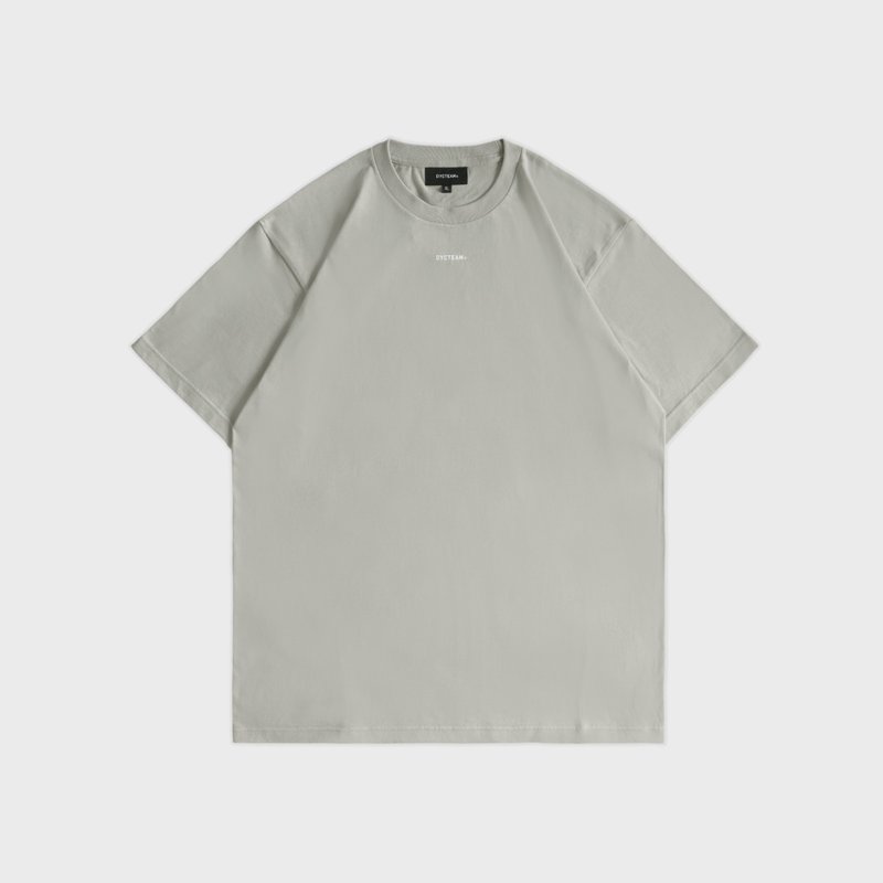 DYCTEAM  - LOGO tee (silver gray) - 男装上衣/T 恤 - 其他材质 灰色