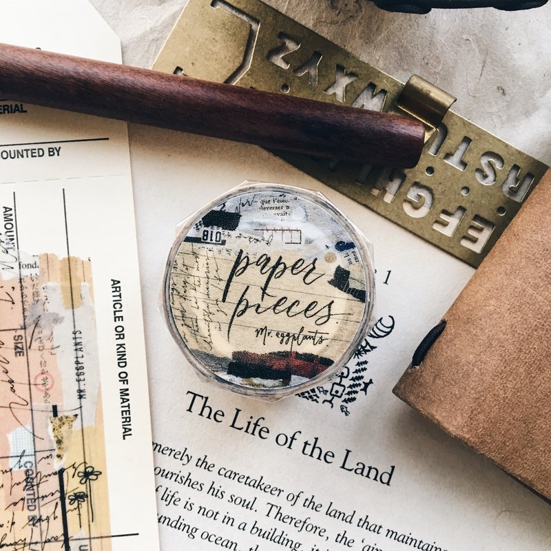 纸胶带 Paper Pieces. - 纸胶带 - 纸 咖啡色