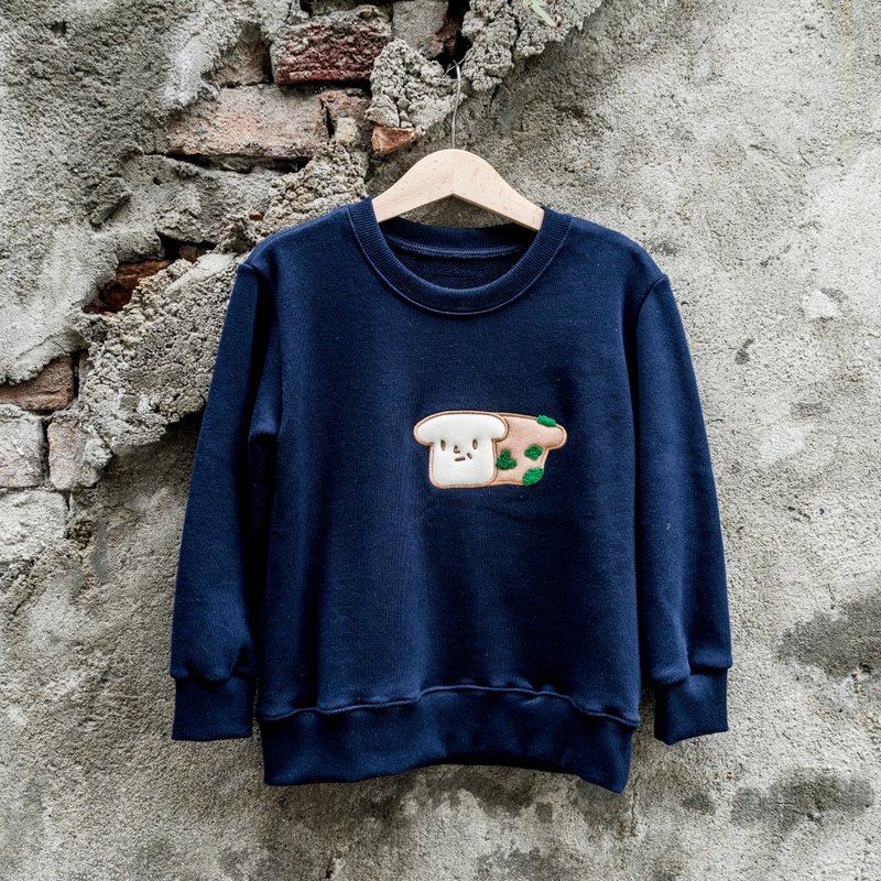 【HotSummer】发霉的吐司 /  童装 - 纯棉长袖上衣 - 童装上衣 - 棉．麻 蓝色