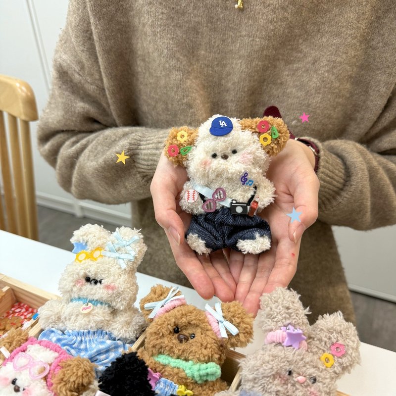 毛料娃娃吊饰DIY / 手作体验 / 文化币 / 暑假活动 / 亲子体验 - 编织/羊毛毡/布艺 - 棉．麻 