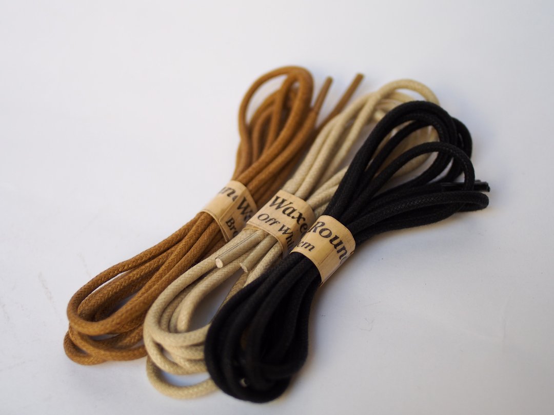 Simple Sample Shoes 上蜡圆鞋带 80CM 三色一组 - 其他 - 棉 