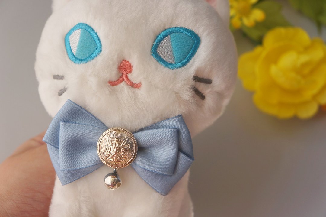 猫咪狗狗兔子鸭子-小型(P-S)-三角巾领巾项圈项链 猫咪安全扣 - 项圈/牵绳 - 其他材质 多色