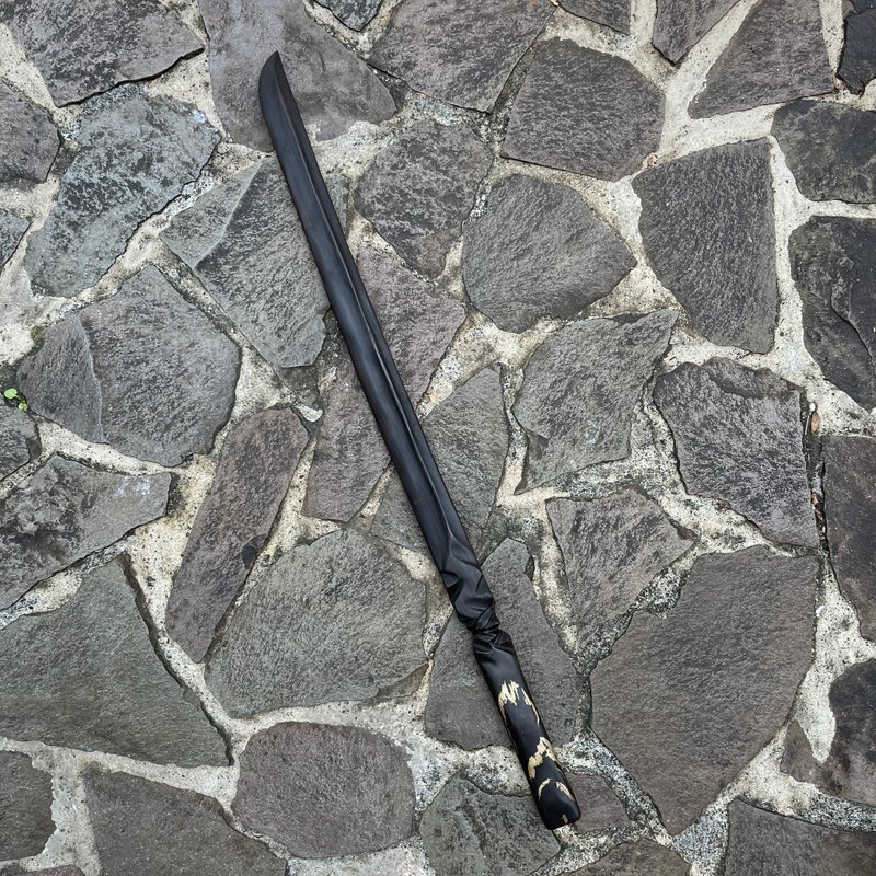 我贩剑　妖刀　鸣皋　手工木剑　艺术木刀　武士刀　日本刀　魔剑 - 摆饰 - 木头 黑色