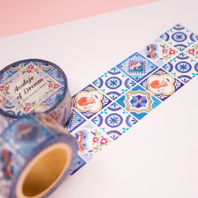 Azulejo of Dream│蓝色款 纸胶带 - 纸胶带 - 纸 蓝色