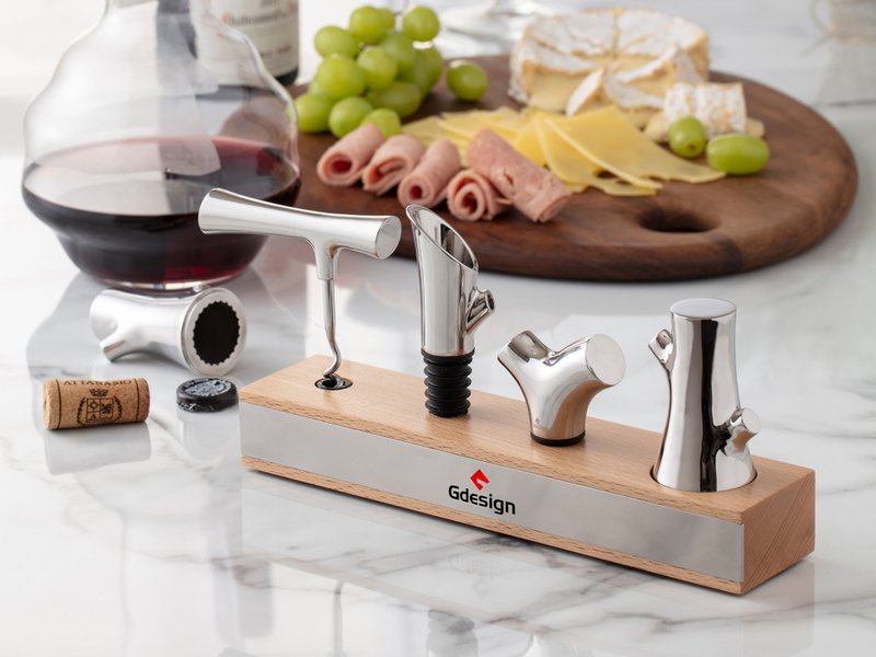 【榉享】职人工艺品酒礼盒-送礼推荐 质感酒器组 - 酒杯/酒器 - 不锈钢 银色