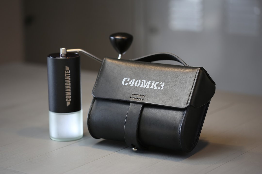 Comandante C40专用 订制外出携行牛革收纳包 二战军品风格 黑色 - 其他 - 真皮 黑色