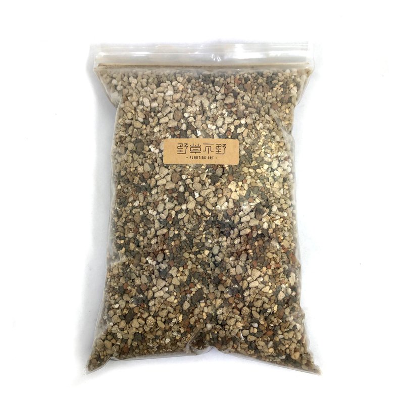 【野草不野】多肉植物/仙人掌 专用基础介质 - 蛭石 - 植栽/盆栽 - 石头 咖啡色